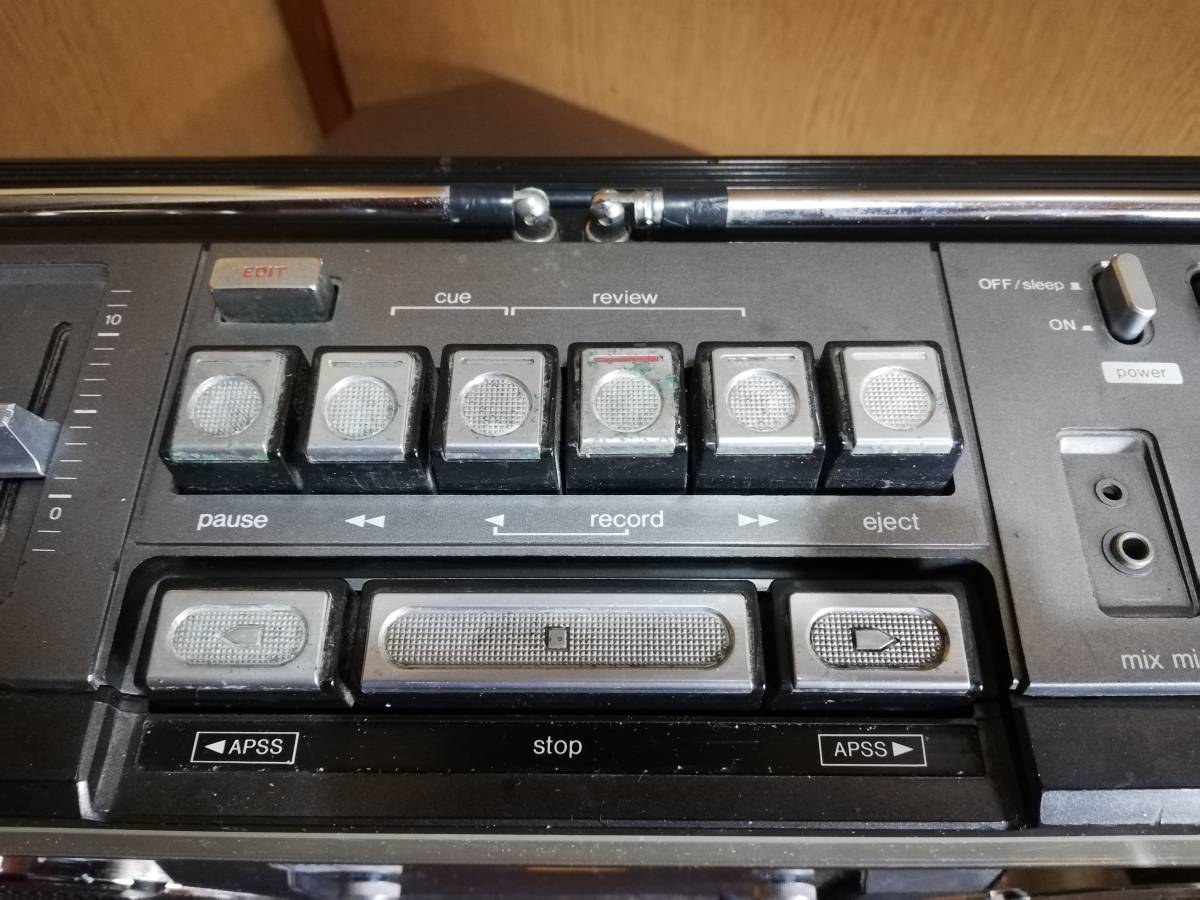 SHARP ラジカセ GF-303SB ラジカセGF-303 動作品SHARP 昭和 SHARP