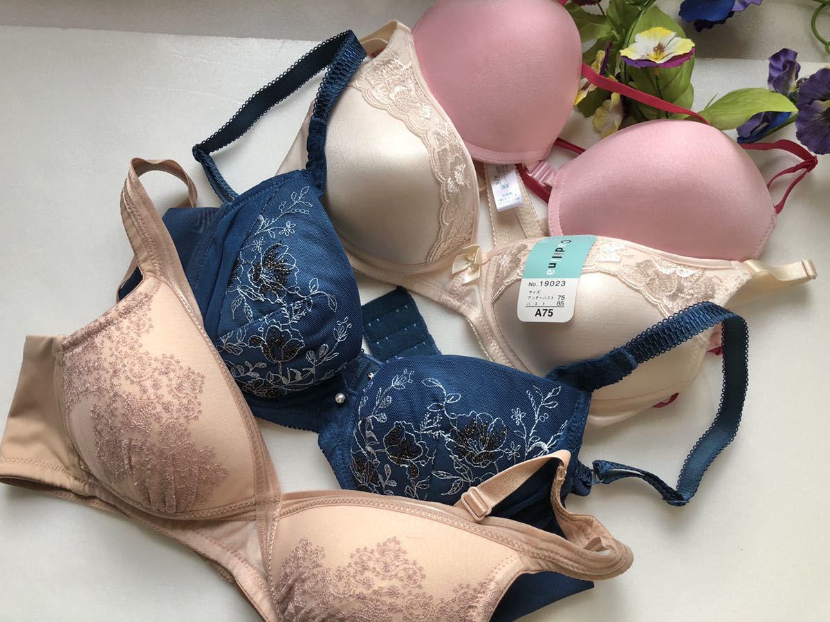 福袋 トリンプ込みサンプルブラ4枚セットa75 1ブラジャー 75 売買されたオークション情報 Yahooの商品情報をアーカイブ公開 オークファン Aucfan Com
