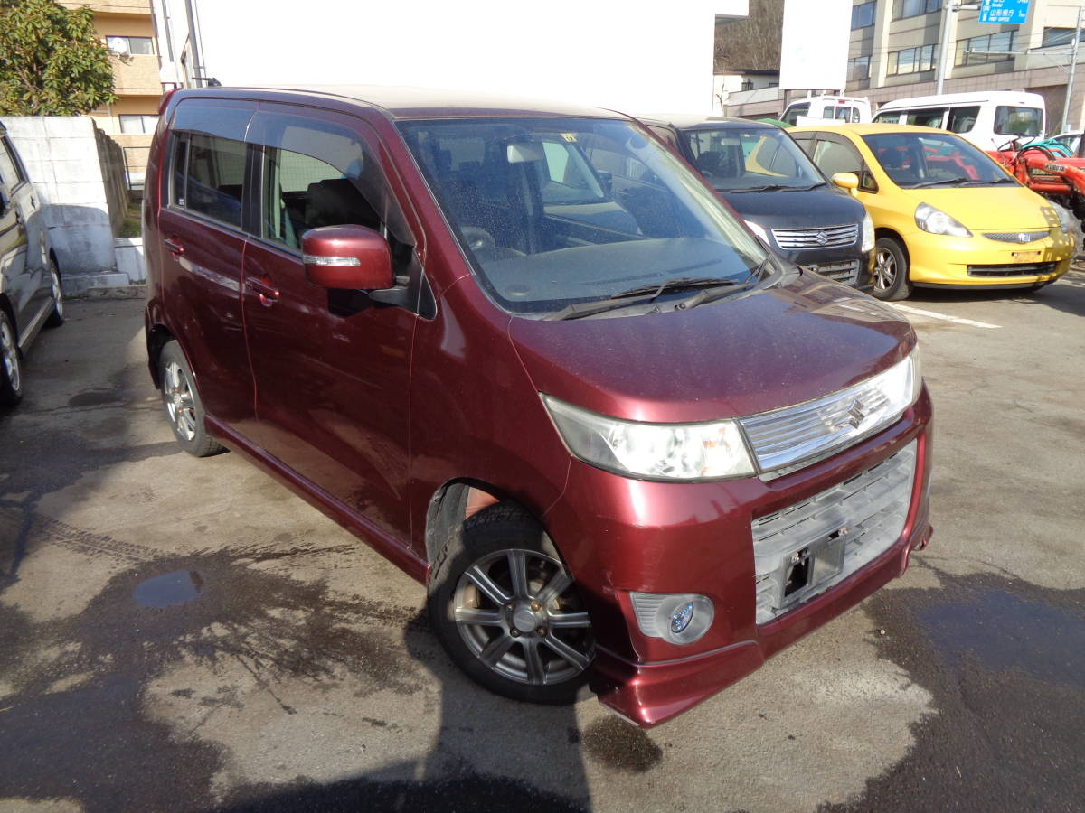 山形発 H21 ワゴンRスティングレー TS 車検R3/12 HID ETC HDDナビ 地デジ 売切!!
