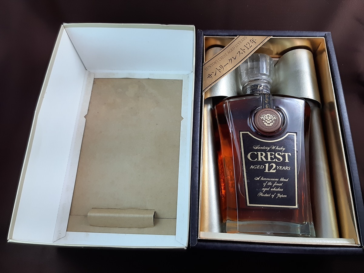 SUNTORY　CREST　12年 未開栓 SUNTORY WHISKY CREST Aged 12 Years サントリー クレスト12年