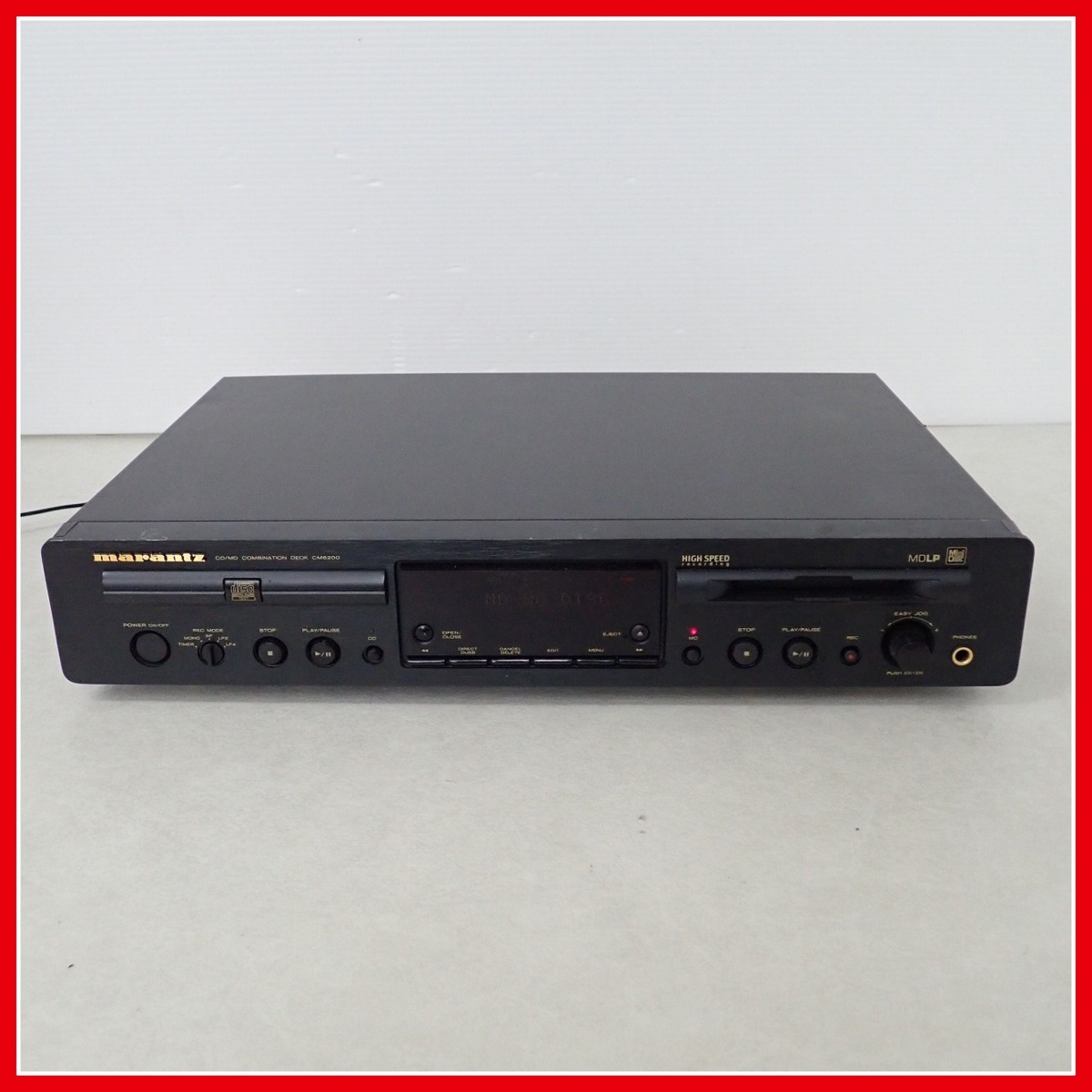 marantz MARANTZ マランツ CD/MDデッキ CM6200【ジャンク品】 マランツ