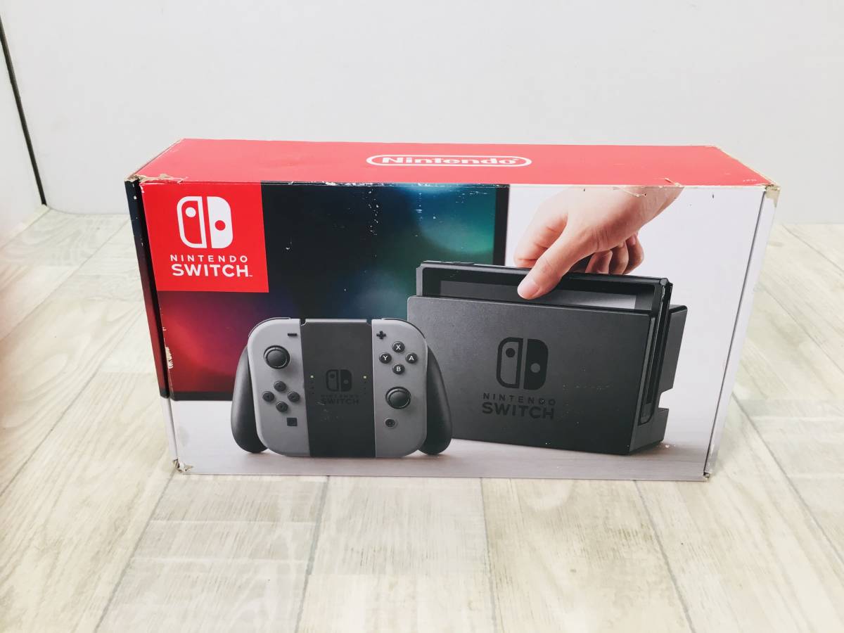 ☆Nintendo Switch 本体 HAC-001 Joy-Con(L)/(R)グレー 動作確認済み 初期化済み