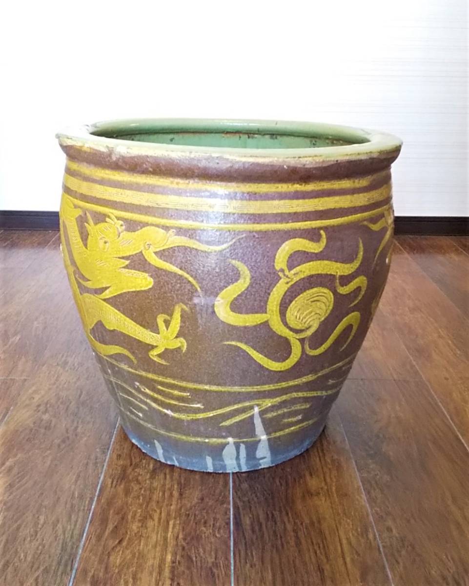 睡蓮鉢 : 陶器 メダカ鉢 | 水鉢 金魚鉢 ⁄ 山野草の石田精華園 信楽焼