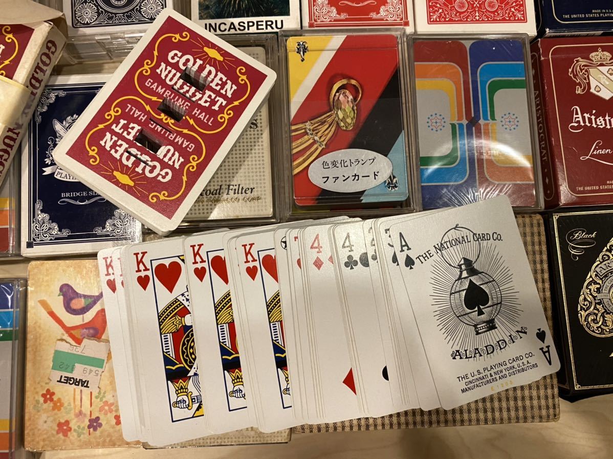 オールドデックセット ゴールデンナゲット BICYCLE オハイオ SMOKE DAN
