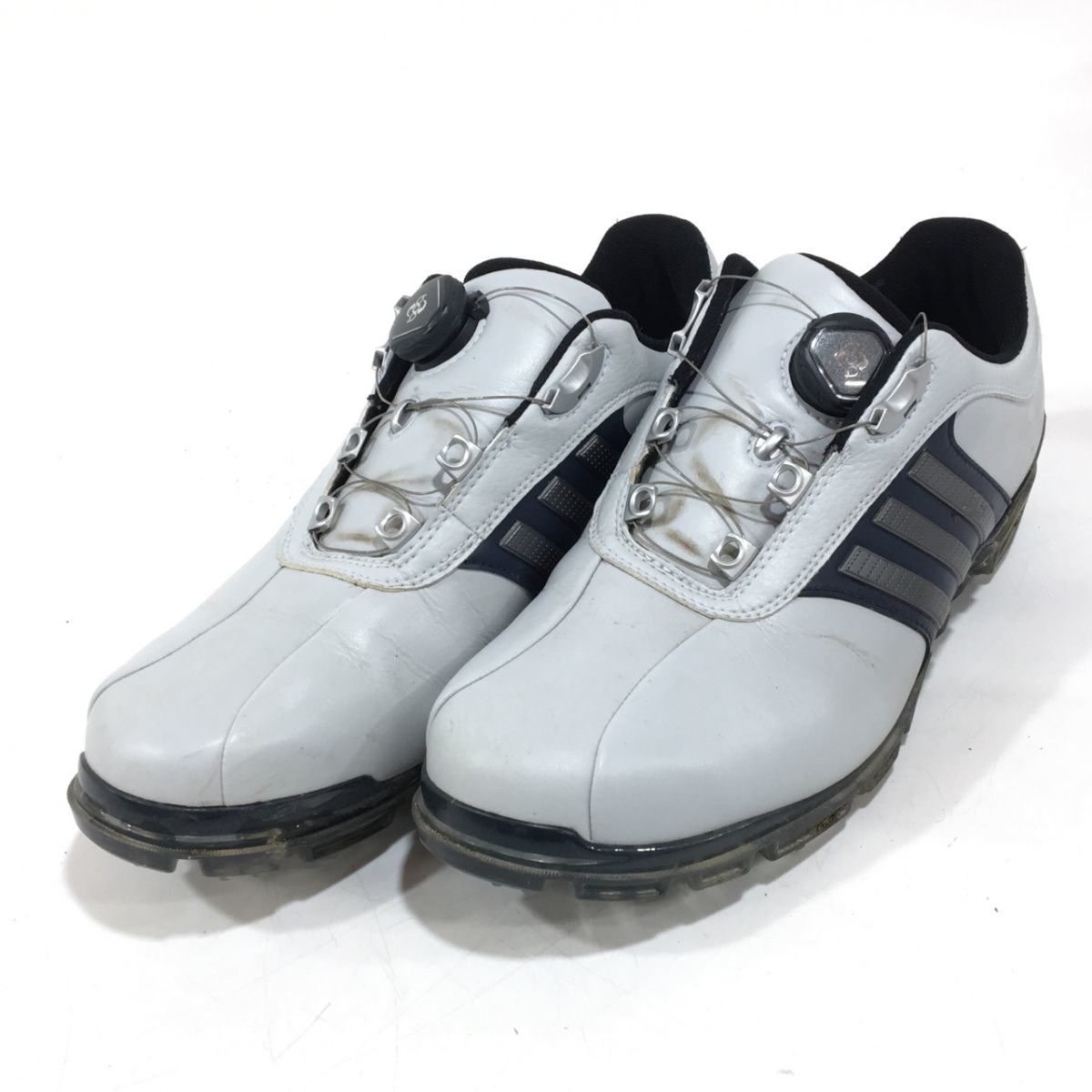 adidas アディダス ゴルフシューズ pure metal Boa PLUS 26.5cm Q44947