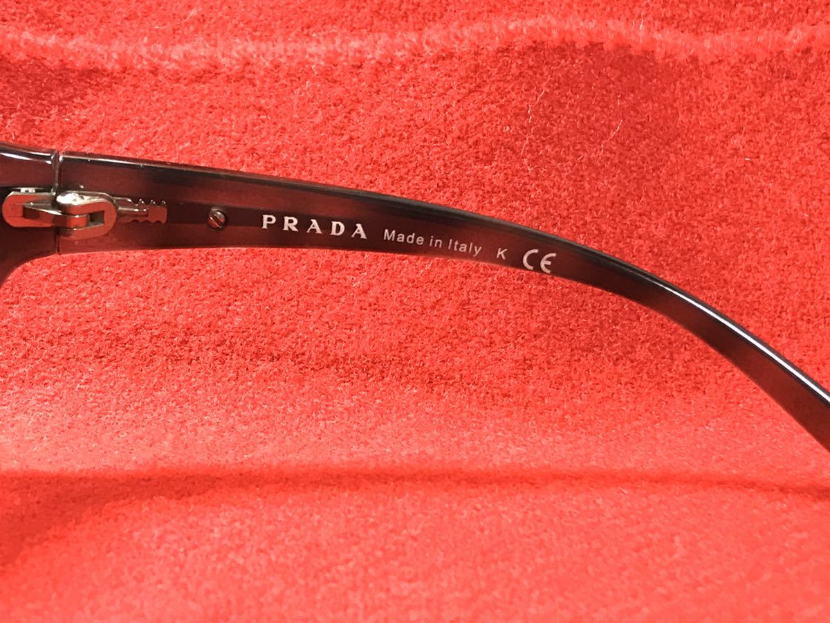 GACKT同型同色☆PRADA サングラス SPR14G マーブルブラック プラダ 