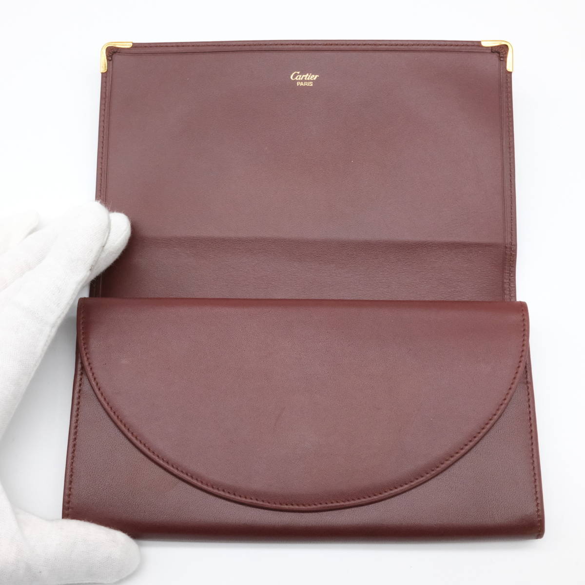 セール】【美品】Cartier カルティエ マストライン 長財布 財布 がま口 