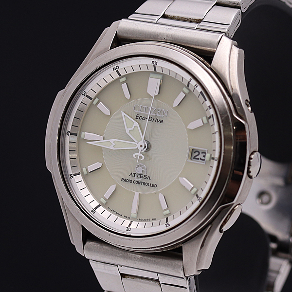 1円☆保証書付◎良品【CITIZEN シチズン】稼働 アテッサ H410-T005888 