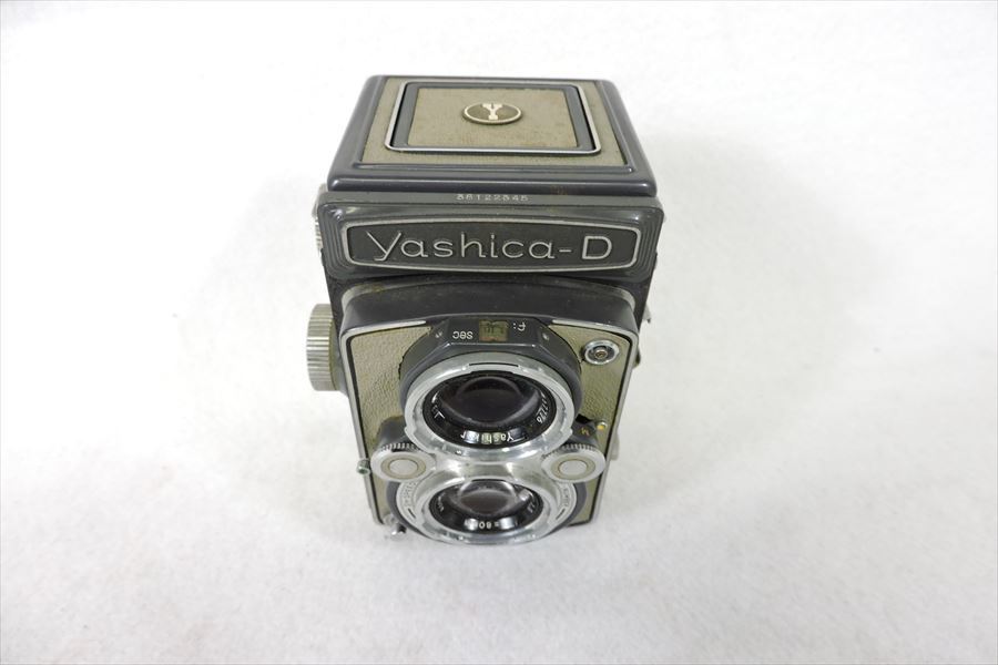 カメラ、光学機器 ◎YASHICA ヤシカ YASHICA-D 二眼レフ(ケース付) 訳あり