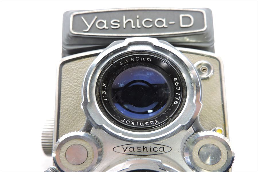 カメラ、光学機器 ◎YASHICA ヤシカ YASHICA-D 二眼レフ(ケース付) 訳あり
