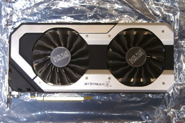 【ジャンク】Palit GeForce GTX 1070 JETSTREAM 本体のみ】Palit GeForce GTX 1070 super JetStream 【ジャンク