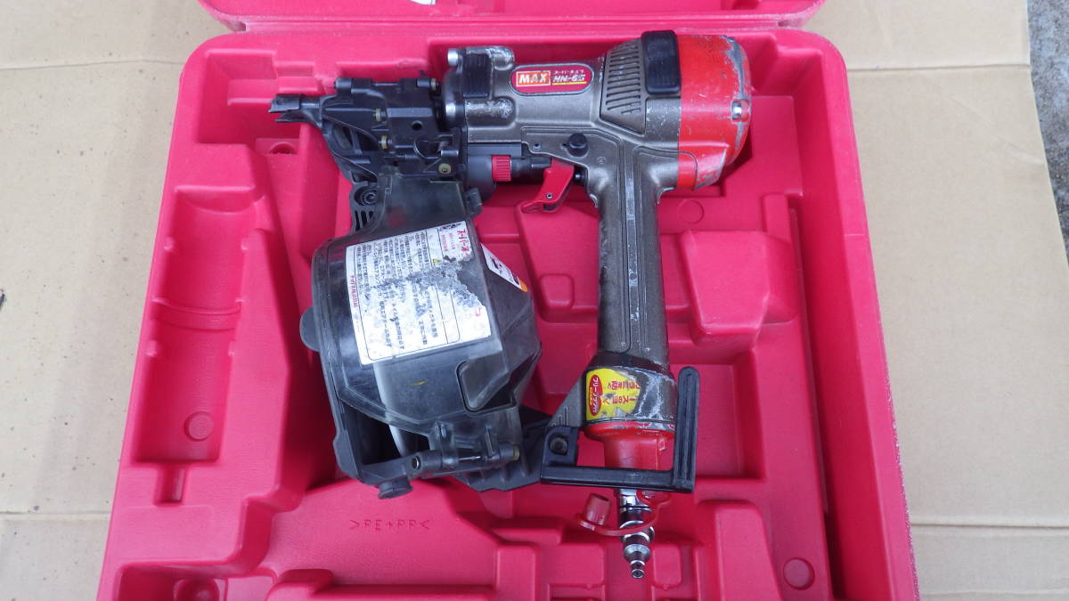 MAX 釘打機 HN-65 スーパーネイラ 高圧(エア釘打機)|売買され MAX 釘打機 HN-65 スーパーネイラ 高圧(エア釘打機)|売買され