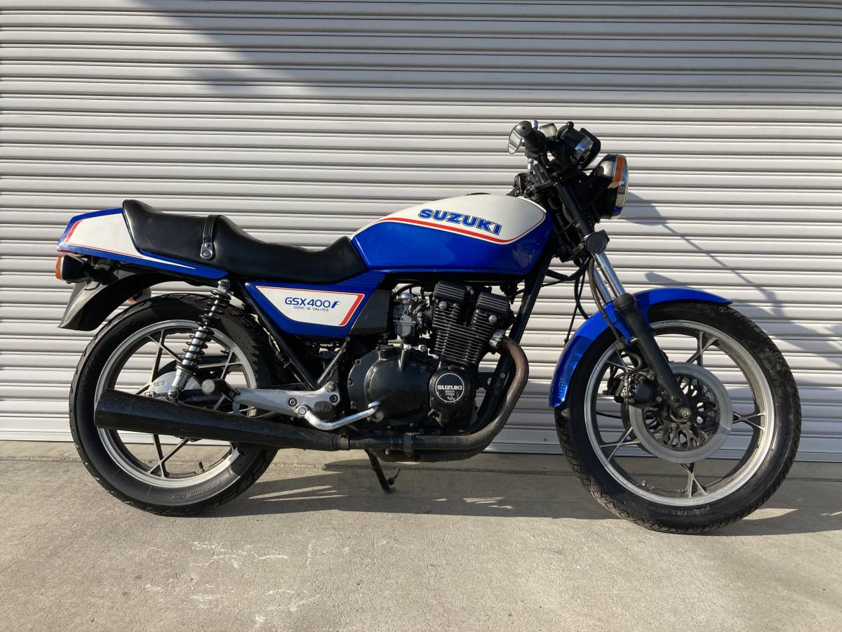 GSX400F SUZUKI GS400XF型 実働.程度良好!/輸入新規(国内未登録)書類有 