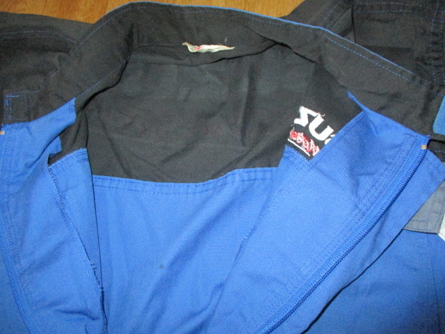 スズキモータースレーシングバイクショップ　ビンテージ　オフィシャルメンテナンスメカニックピット作業ツナギ 中古　サイズM_9
