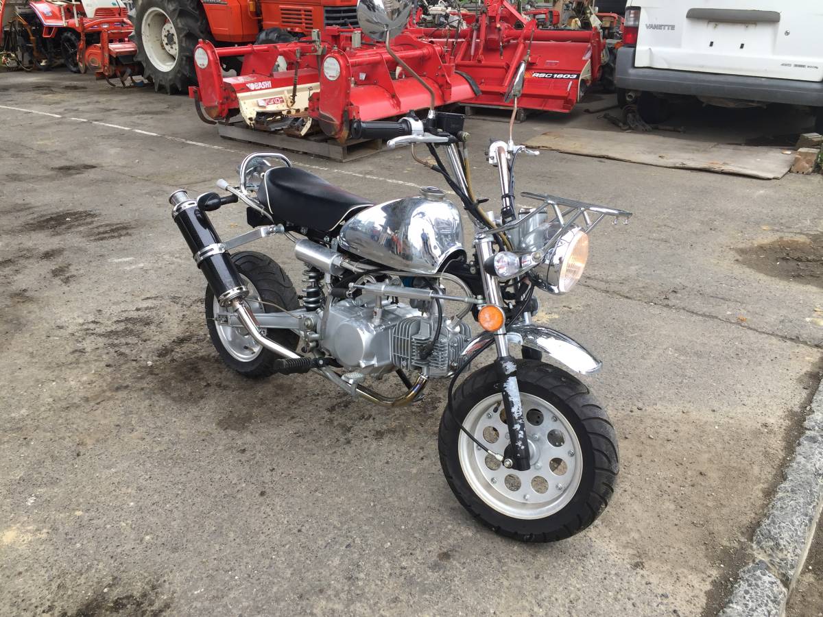 車で引取り限定】中華エイプ 125cc セル付き キットバイク HL125A 