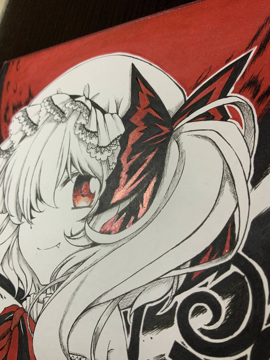 同人手描きイラスト 東方project フランドール スカーレット 手描きイラスト 売買されたオークション情報 Yahooの商品情報をアーカイブ公開 オークファン Aucfan Com
