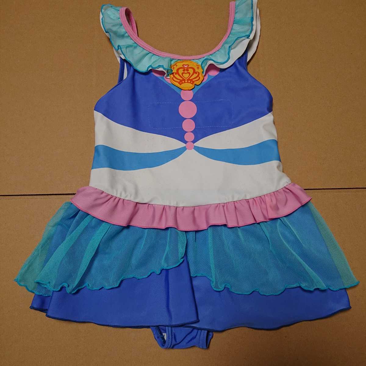 水着 魔法つかい プリキュア なりきり水着 ワンピース水着 女の子 女児 1サイズ 1 115 124cm 売買されたオークション情報 Yahooの商品情報をアーカイブ公開 オークファン Aucfan Com