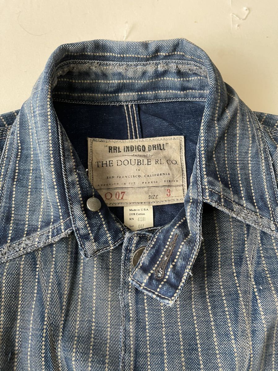 ダブルアールエル wabash コート まさRRL 25SS インディゴ