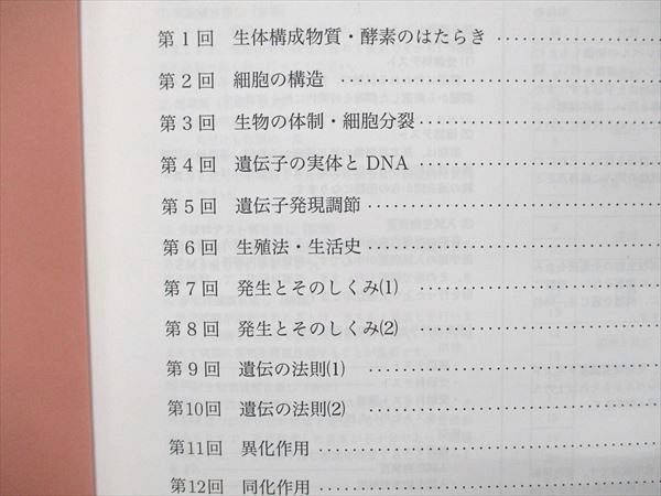 QM91-057 鉄緑会 生物発展講座/問題集 テキスト 2018 計2冊 M0D 鉄緑会