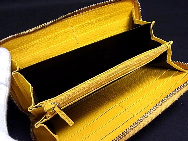 Gucci イエロー レザー 長財布 1円 □美品□ GUCCI グッチ 307984