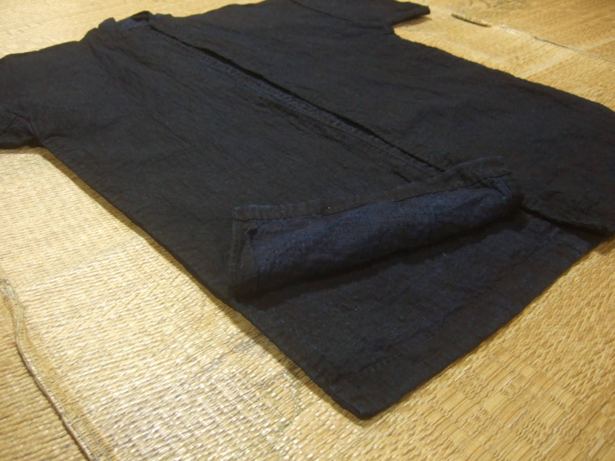 半襟未完成の 庄内刺し子 ◇袖あり◇1枚◇状態良い◇ 木綿 古布 藍染