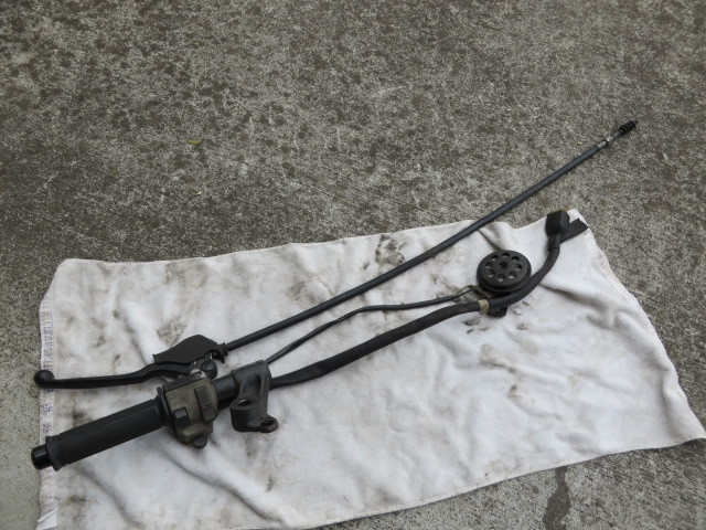 大人気，格安 ホンダ NSR50 純正ハンドル Assy 左 クラッチワイヤ ホーン 80(ホンダ用)｜売買されたオークション情報、yahooの商品情報をアーカイブ公開 - オークファン オートバイメーカー別
