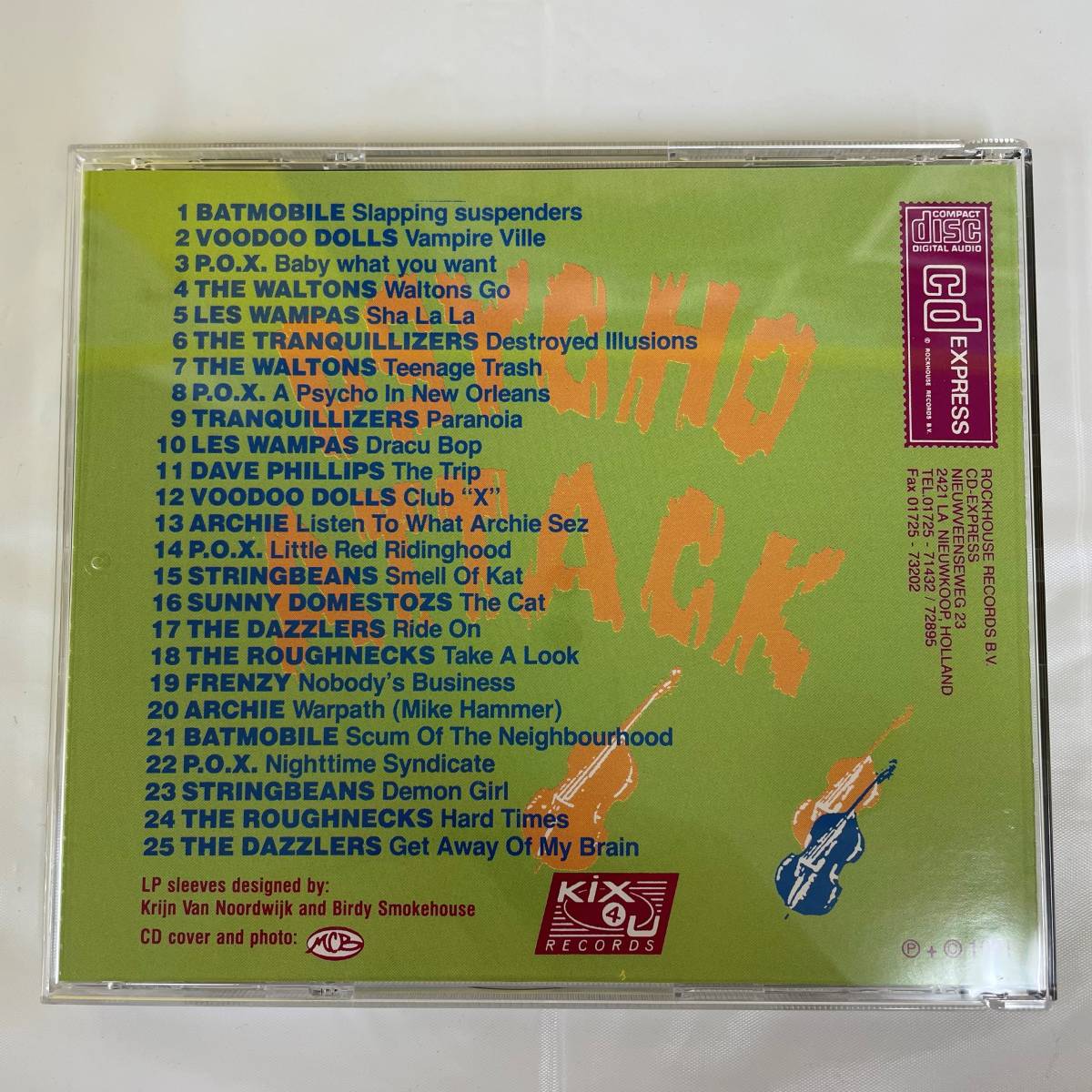Psycho Attack Over Europe – (LP, | Vinyl Various ! Compilation 2nd