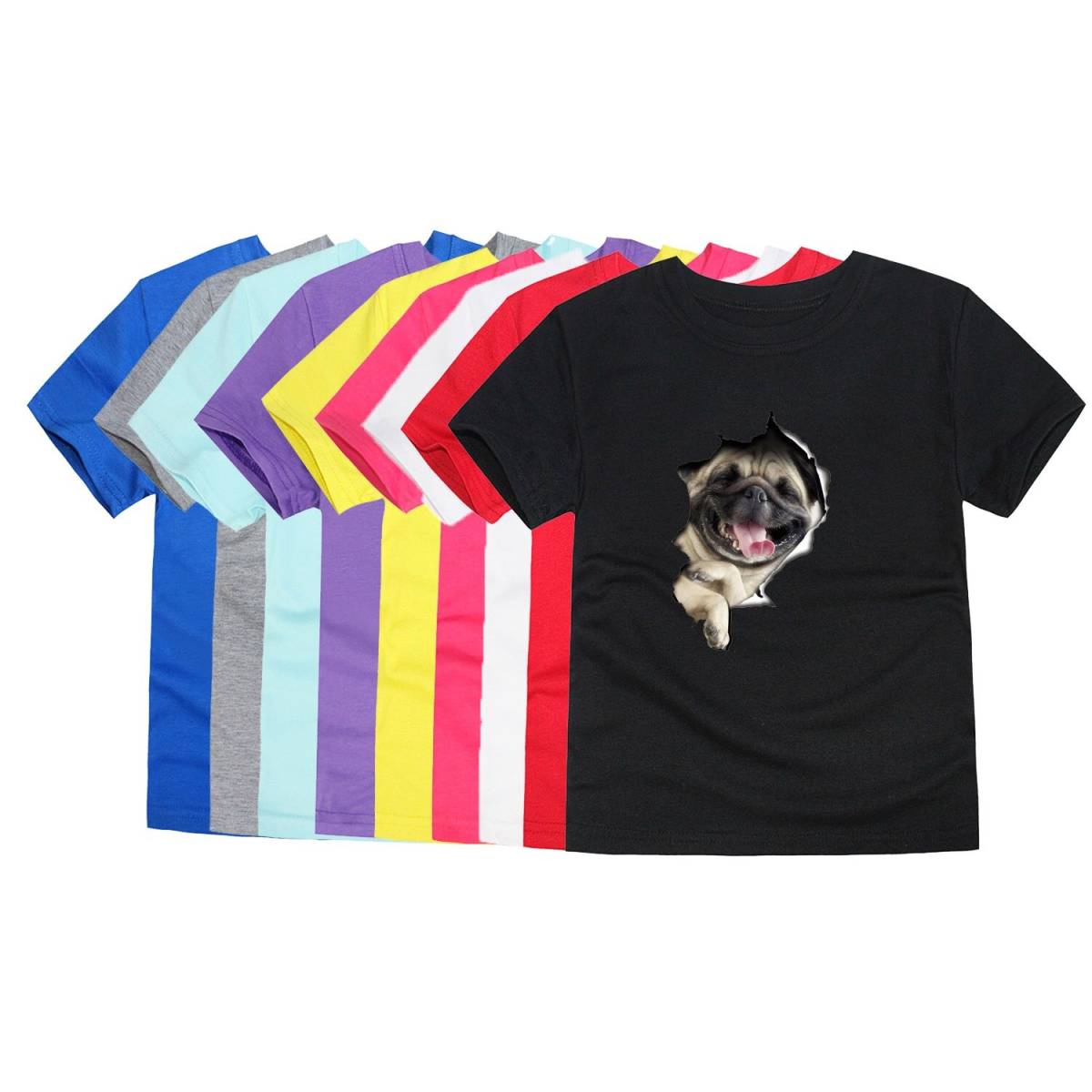 満点の かわいらしさの女王 かわいくて面白いパグの子犬犬 Tシャツ Shipsctc Org