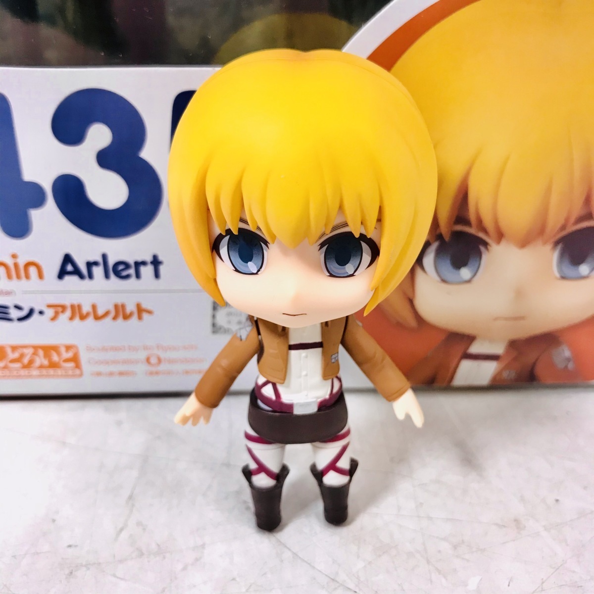品 グッドスマイルカンパニー 進撃の巨人 ねんどろいど 435 アルミン アルレルト コミック アニメ 売買されたオークション情報 Yahooの商品情報をアーカイブ公開 オークファン Aucfan Com
