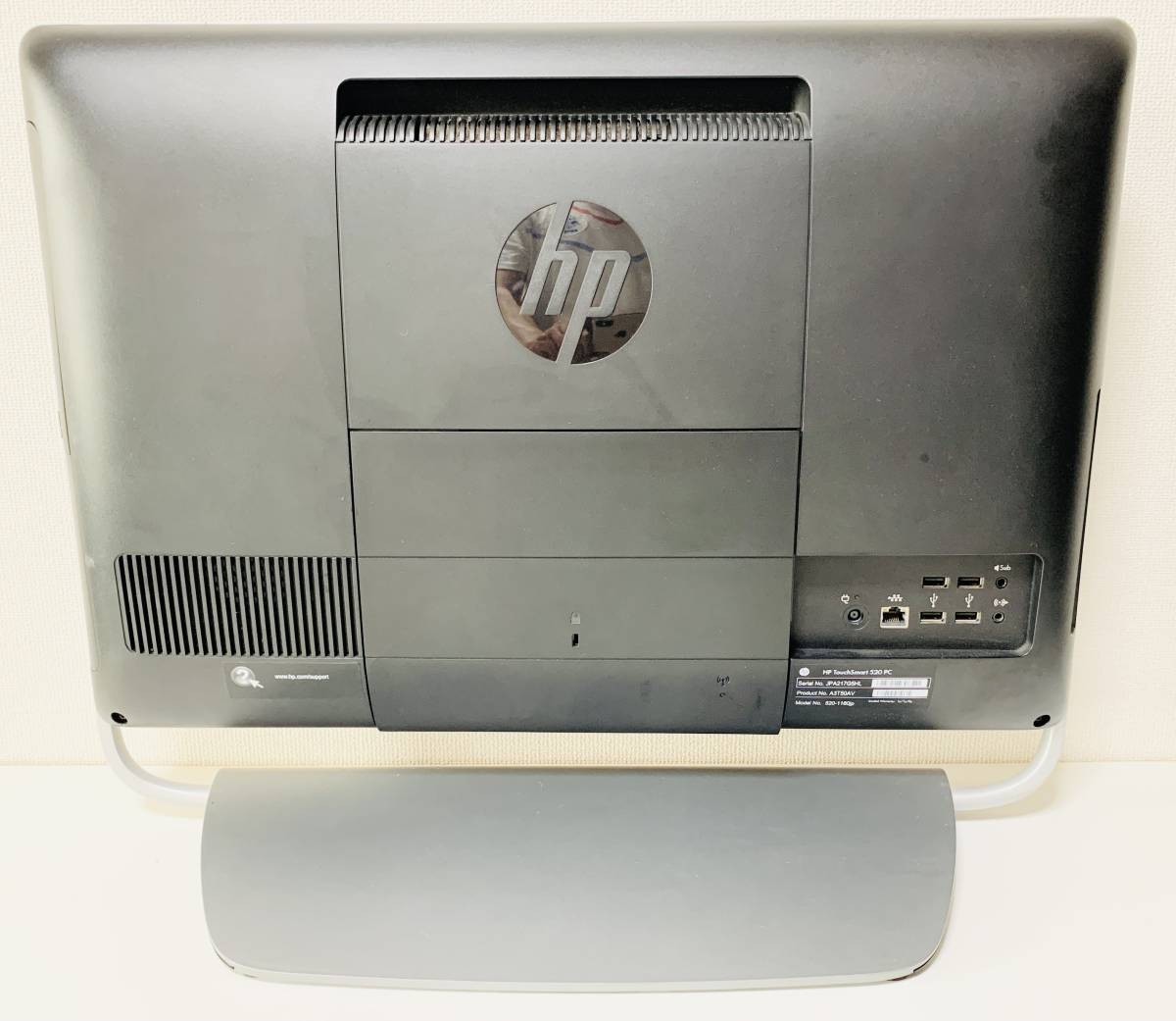 HP TouchSmart 520-1160jp Win7 Core i7-2600S 2.80GHz メモリ8GB HDD1TB(モニタ一体 ...