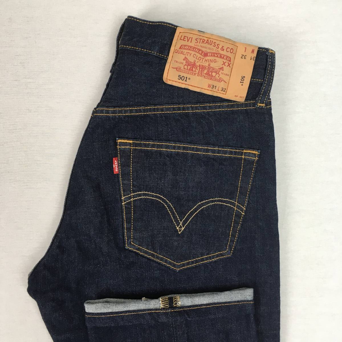 濃紺美品！米国製Levi