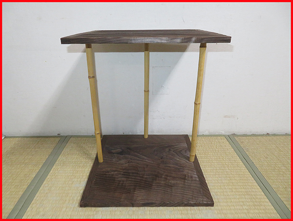 【人気セール，人気】 茶道具 棚 小棚 中置用 玄々斎好写 焼杉 五行棚 紙箱 裏千家 裏流 組立式(木工、竹工芸)｜売買されたオークション情報、yahooの商品情報をアーカイブ公開 - オークファン 木工、竹工芸