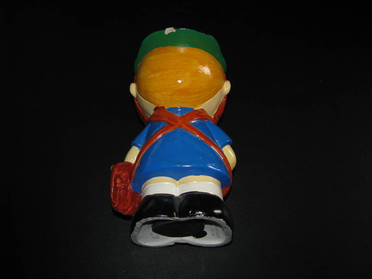 PEANUTS/スヌーピー 陶器製貯金箱 シュローダー野球キャッチャー