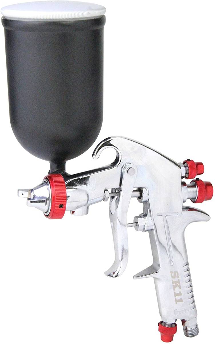 VV0893tc 売り切り！1円セール 新品未使用 藤原産業 SK11 エアースプレーガン 重量式 SPGK-13G 口径1.3mm