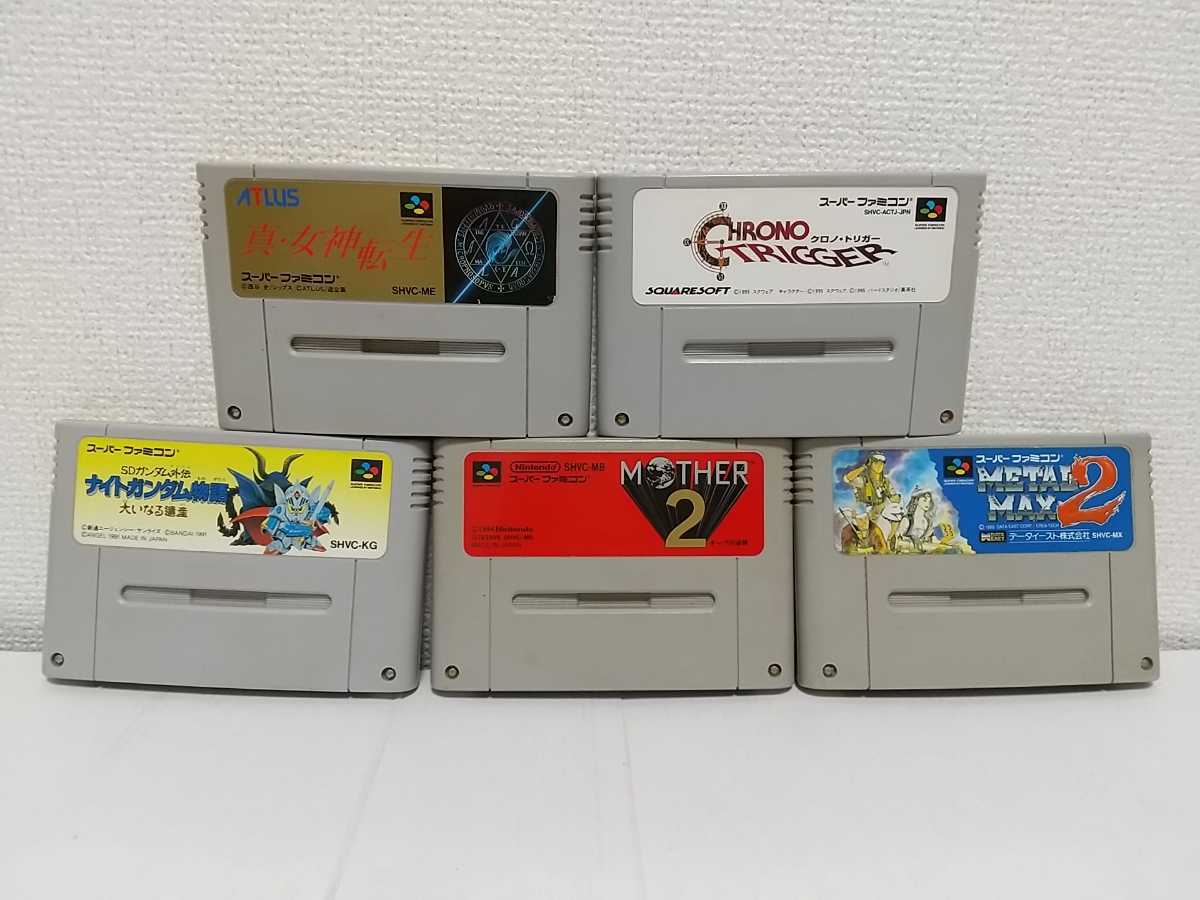 スーパーファミコン ソフト まとめ売り SFC - ジャンク品 5本セット