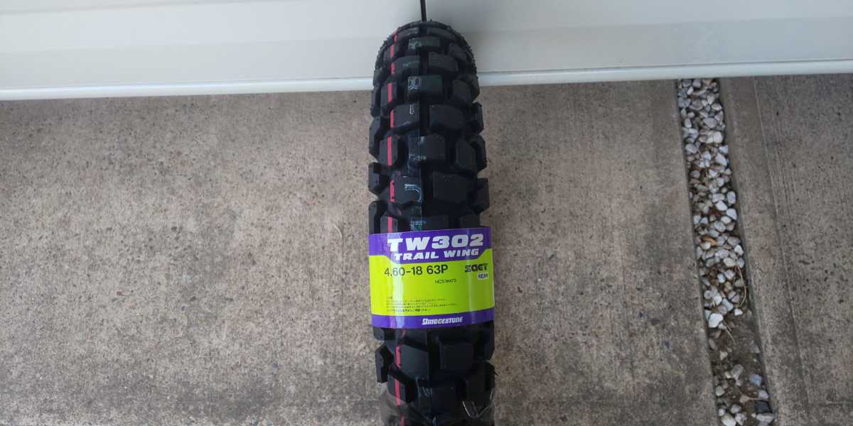 【TW302】4.60-18 63P チューブタイプ リア用 BSw400w650