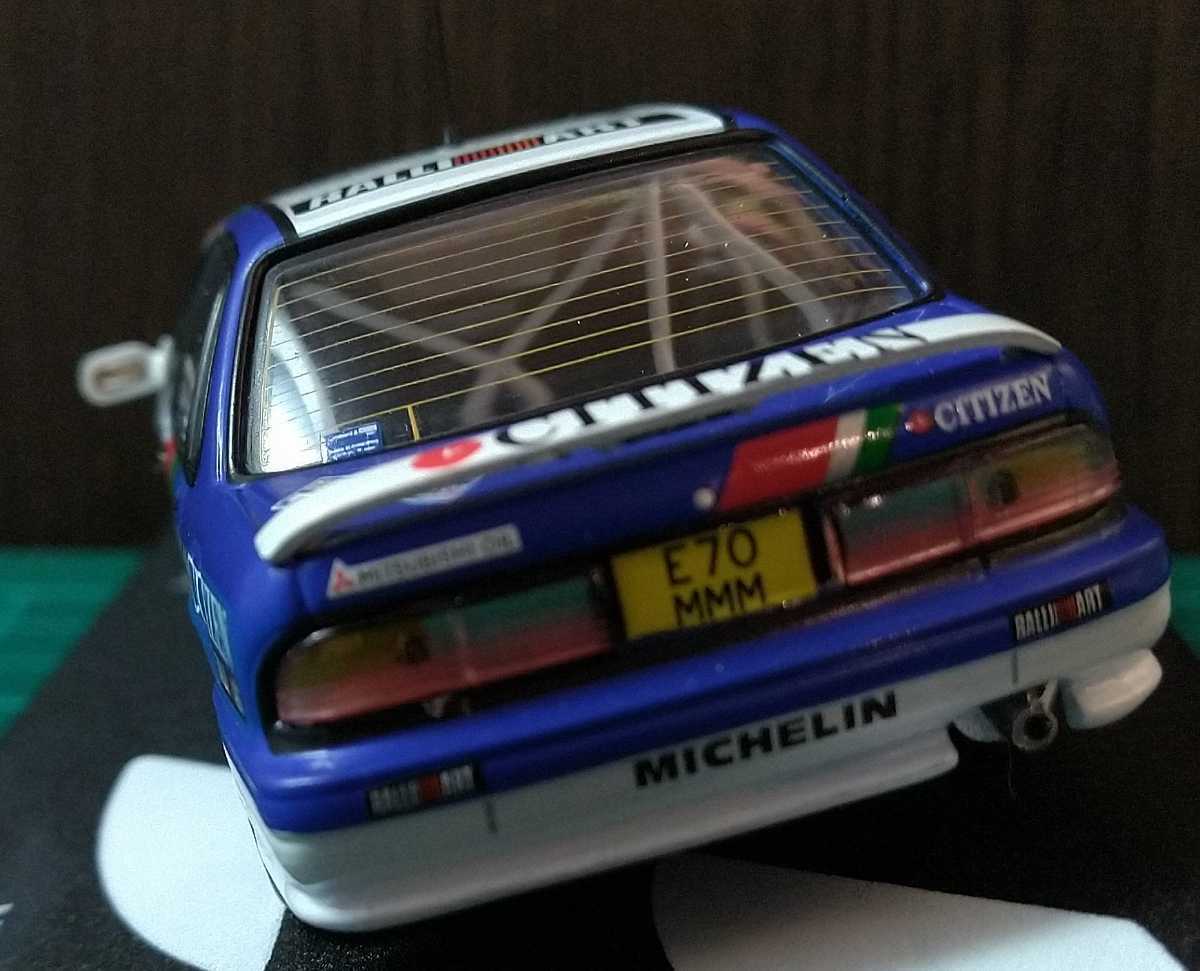 三菱 ギャラン VR-4 1/43 MITSUBISHI GaLant ラリーカー コレクション ミニカー 1989 Lonbard RAC ...