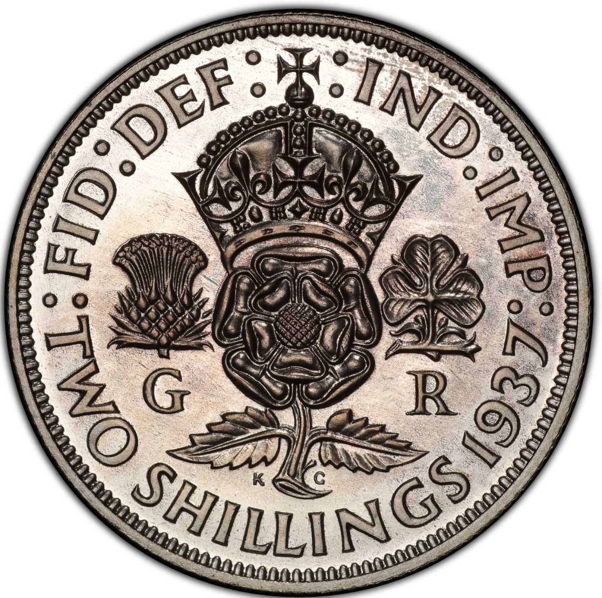 ジョージ6世 イギリス 銀貨 0 NGC | 1937年 クラウン ジャパンコイン