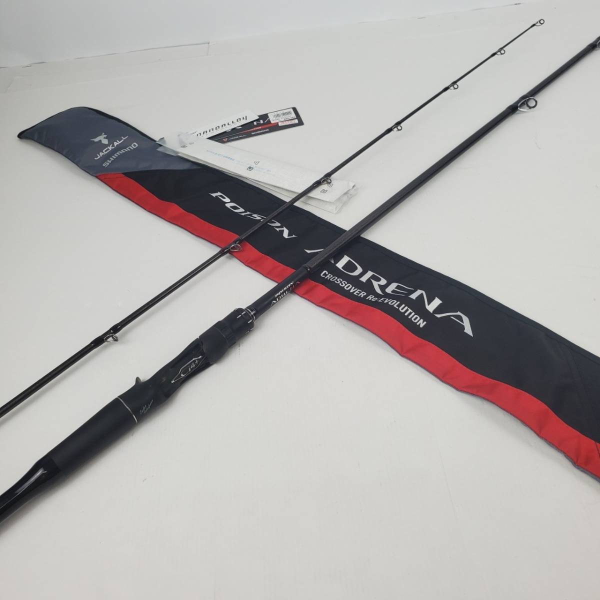 ◇5254【JACKALL】ポイズンアドレナ169XH-SB/2 バスロッド 2ピース