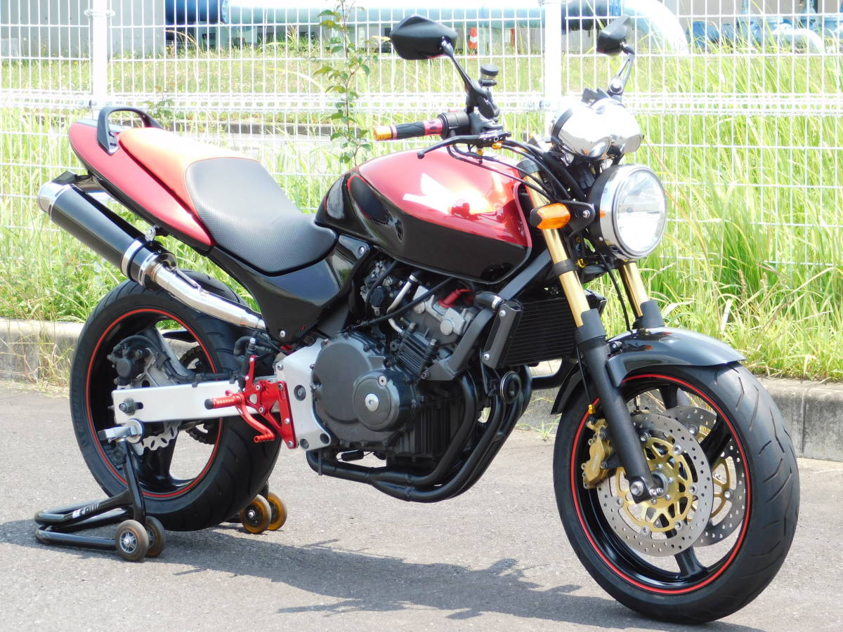 ホーネット250改！最終型デラックスベース！前後17インチWディスク　ＭＣ31-150～　即決で自賠責3年付き！神奈川から！ローン可！