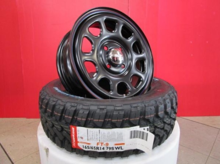 新品4本 DAYTONA デイトナ ナンカン FT-9 ホワイトレター 165/65R14インチ MR02系 01系 ハスラー フレアクロスオーバー キャストアクティバ