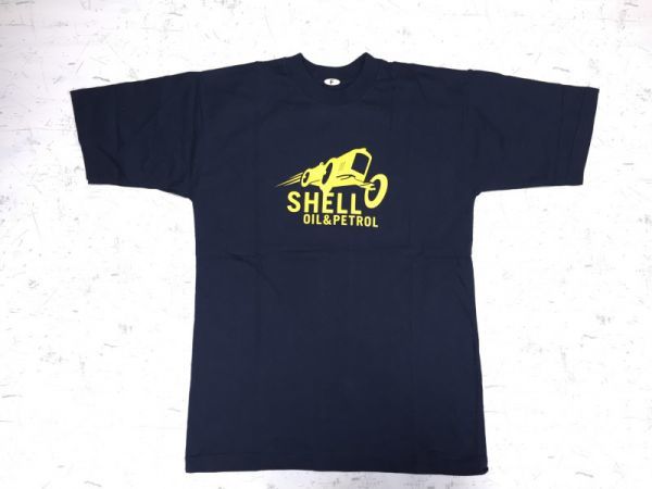 Shell Oil Petrol シェル ガソリンスタンド モータースポーツ アメカジ 半袖tシャツ メンズ 綿100 F 紺 文字 ロゴ 売買されたオークション情報 Yahooの商品情報をアーカイブ公開 オークファン Aucfan Com