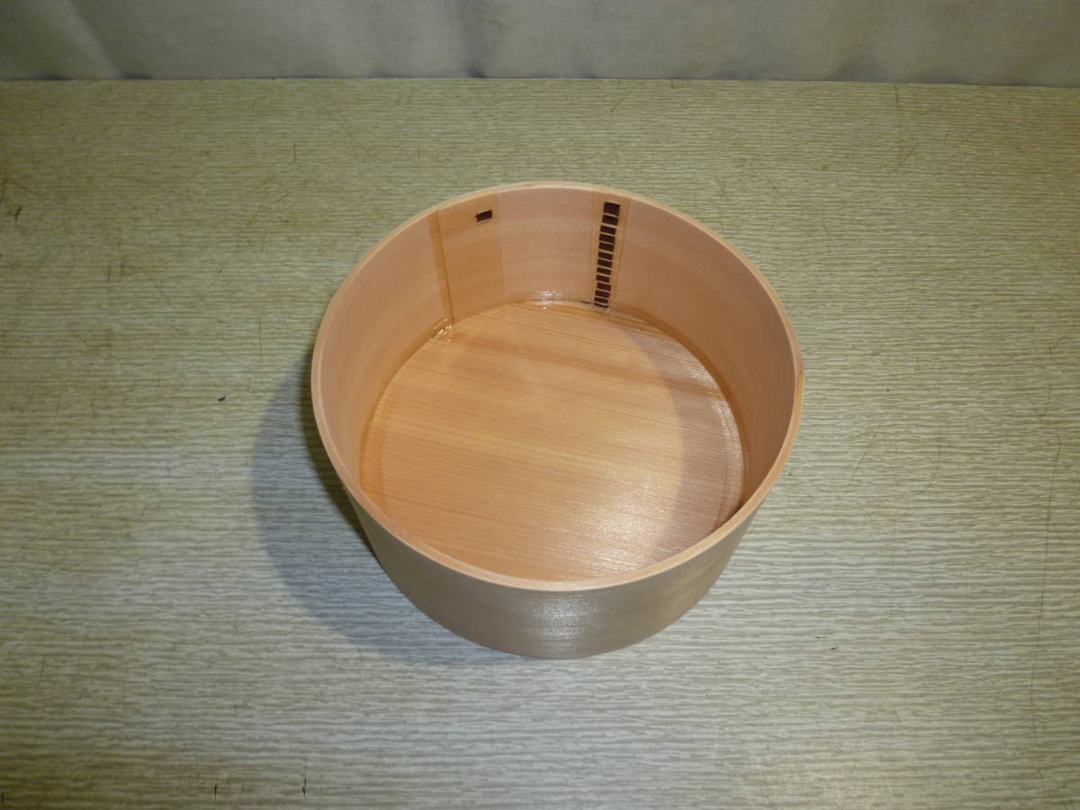 □裏千家十四世 淡々斎 自作 茶杓／銘『里の秋』／共箱・共 曲建水の