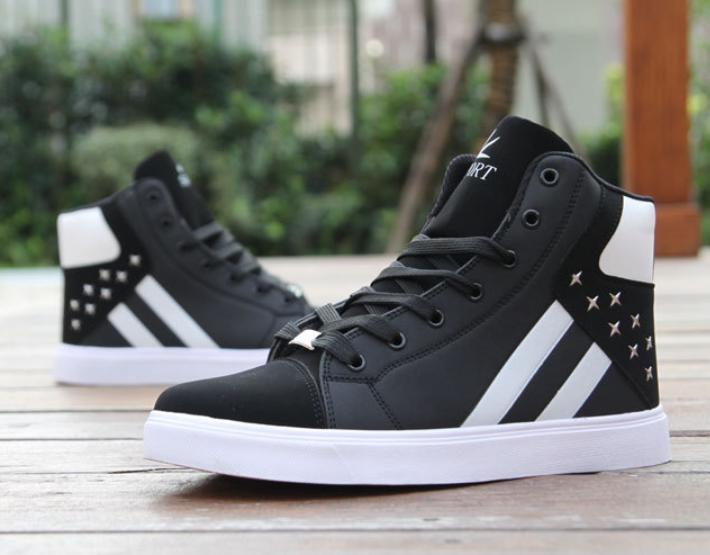 最安値 ハイカットスニーカー ライン スター おしゃれ ファッション 靴 かっこいい ブラ 26 0cm 売買されたオークション情報 Yahooの商品情報をアーカイブ公開 オークファン Aucfan Com
