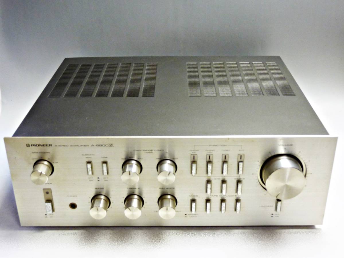 《ジャムルK》hc06-127◆送料無料◆　PIONEER パイオニア A-8800X アンプ　プリメインアンプ　オーディオ機器　通電確認済 ～～～～
