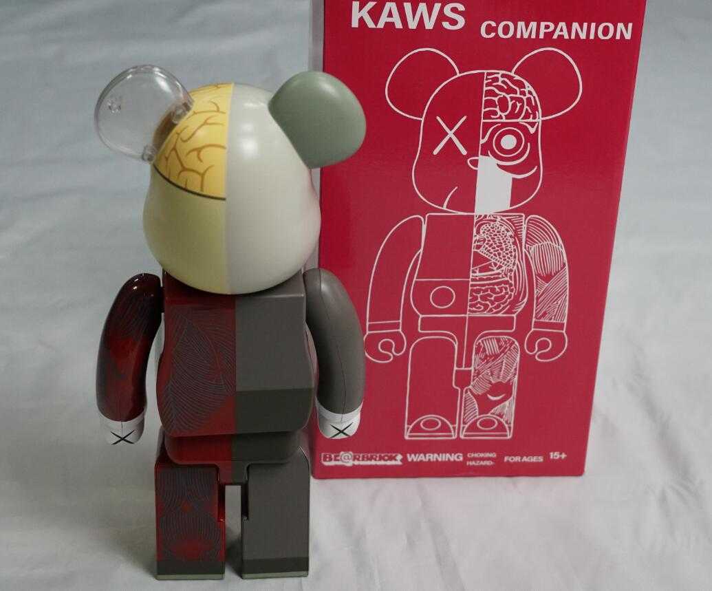ベアブリック KAWS 人体模型400％Original Fake KAWS 美品 ベア