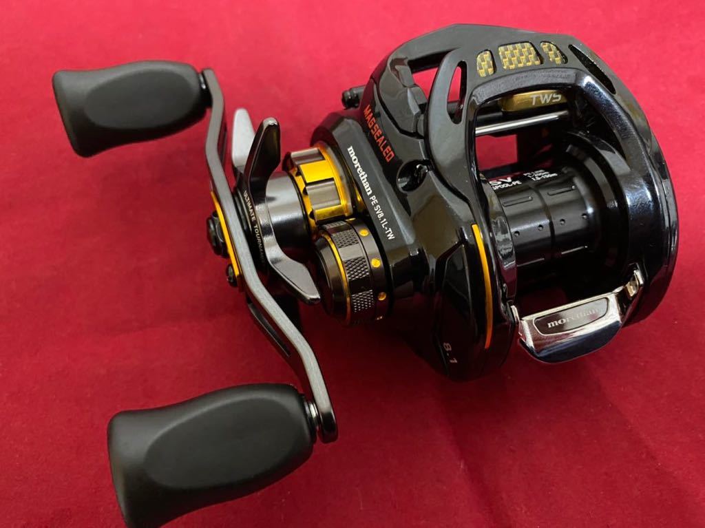 ☆ 美品！DAIWA ダイワ モアザン PE SV 8.1L-TW 左巻き morethan