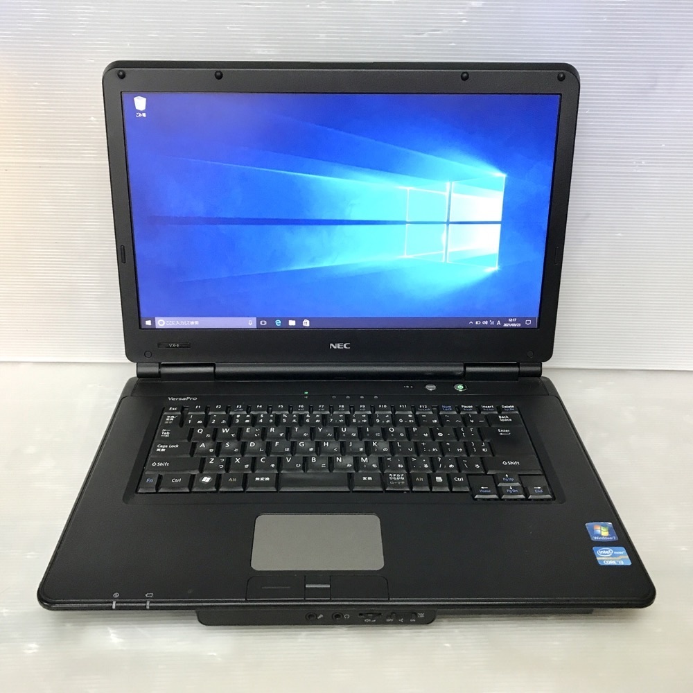 15型大画面 格安 NEC VersaPro VK24LX-E (Core i3-2370M 2.4GHz/4GB/320GB/DVDRW/Wi-Fi/Windows10 Pro)[365105]