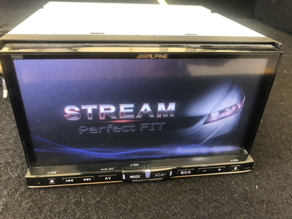 アルパイン メモリーナビ ALPINE CD DVD 700D Bluetooth 地図データ 