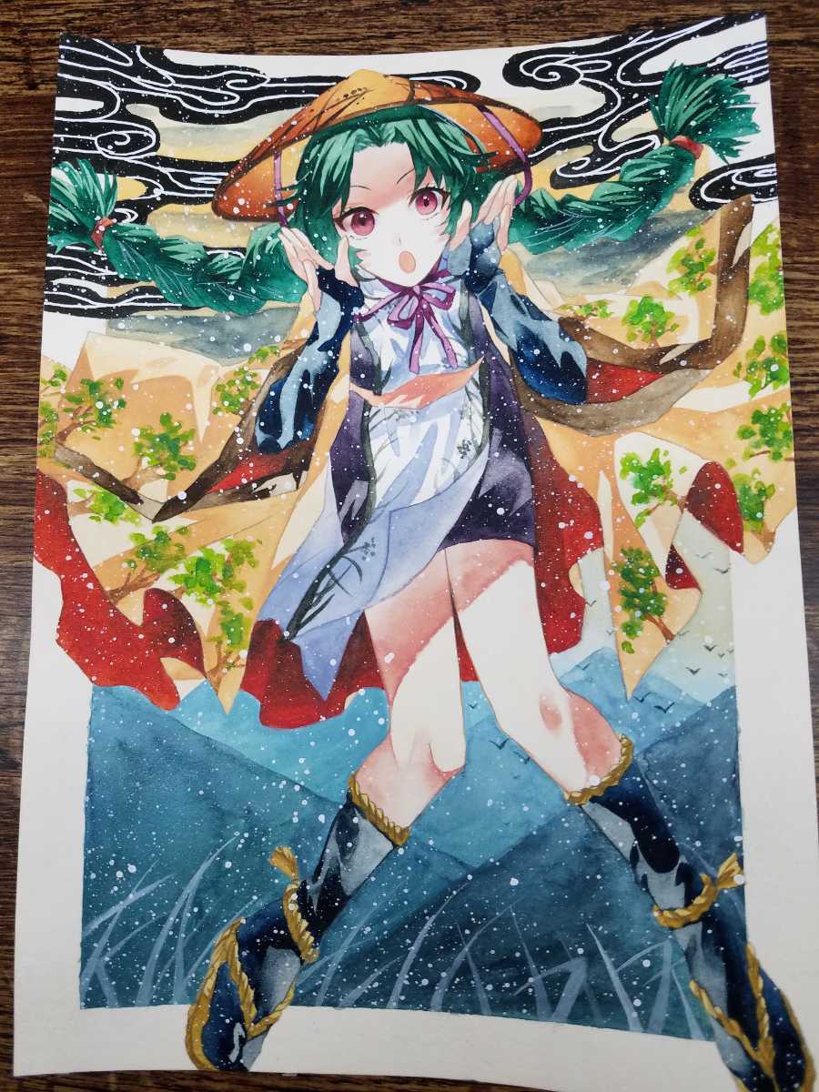 世界の妖怪、手描きイラスト原画、全46枚セット 見づらかっ 